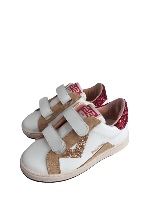 2B12 Sneaker Suprime glitter velcro - Ricco Junior Calzature