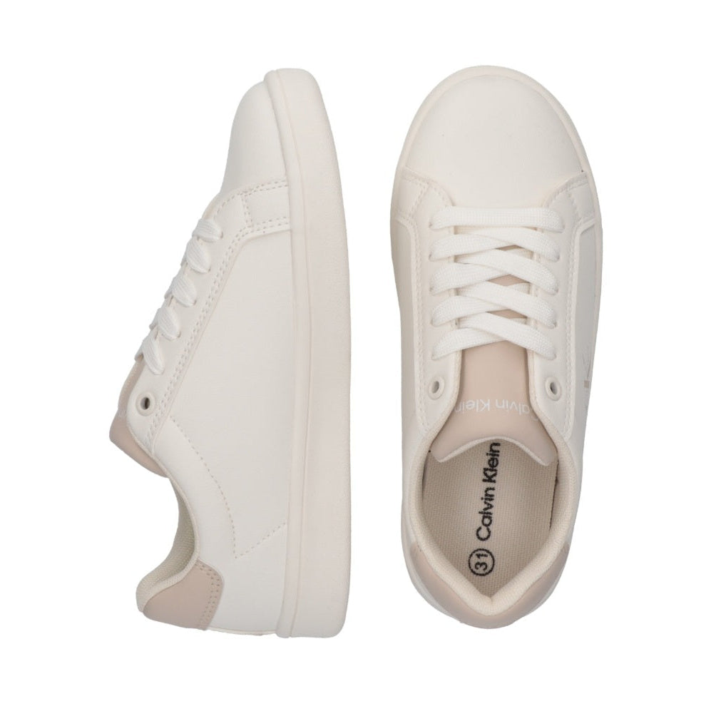 Scarpe sportive Calvin Klein allacciate per bambino vista laterale