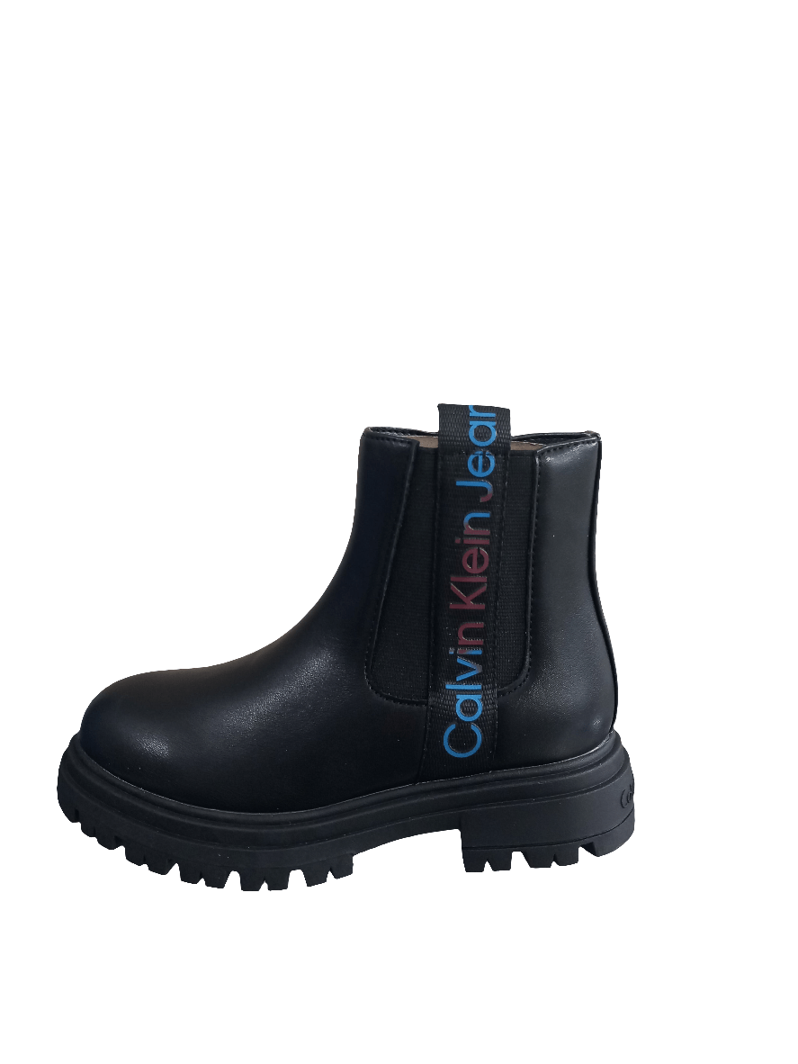 Calvin Klein Tronchetto Chelsea c/Logo Multicolor - Ricco Junior Calzature