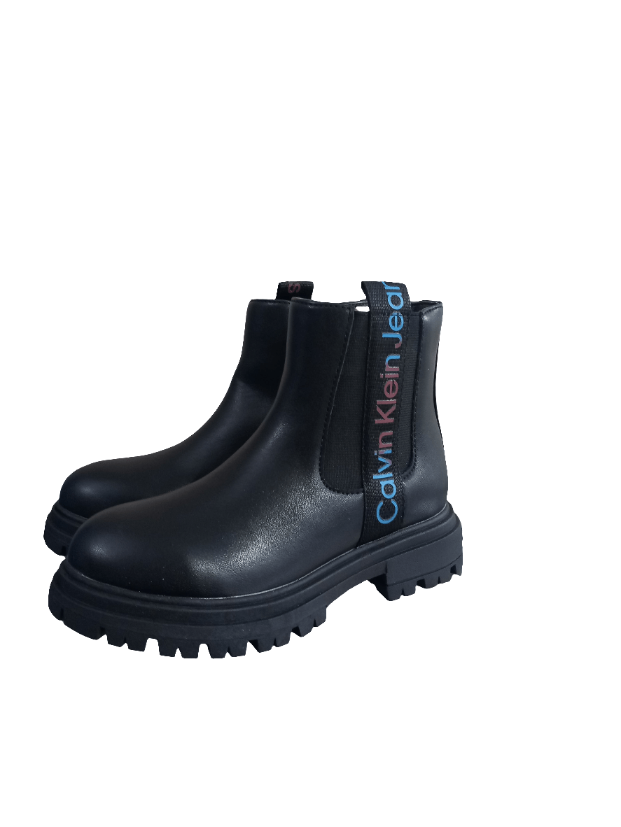 Calvin Klein Tronchetto Chelsea c/Logo Multicolor - Ricco Junior Calzature