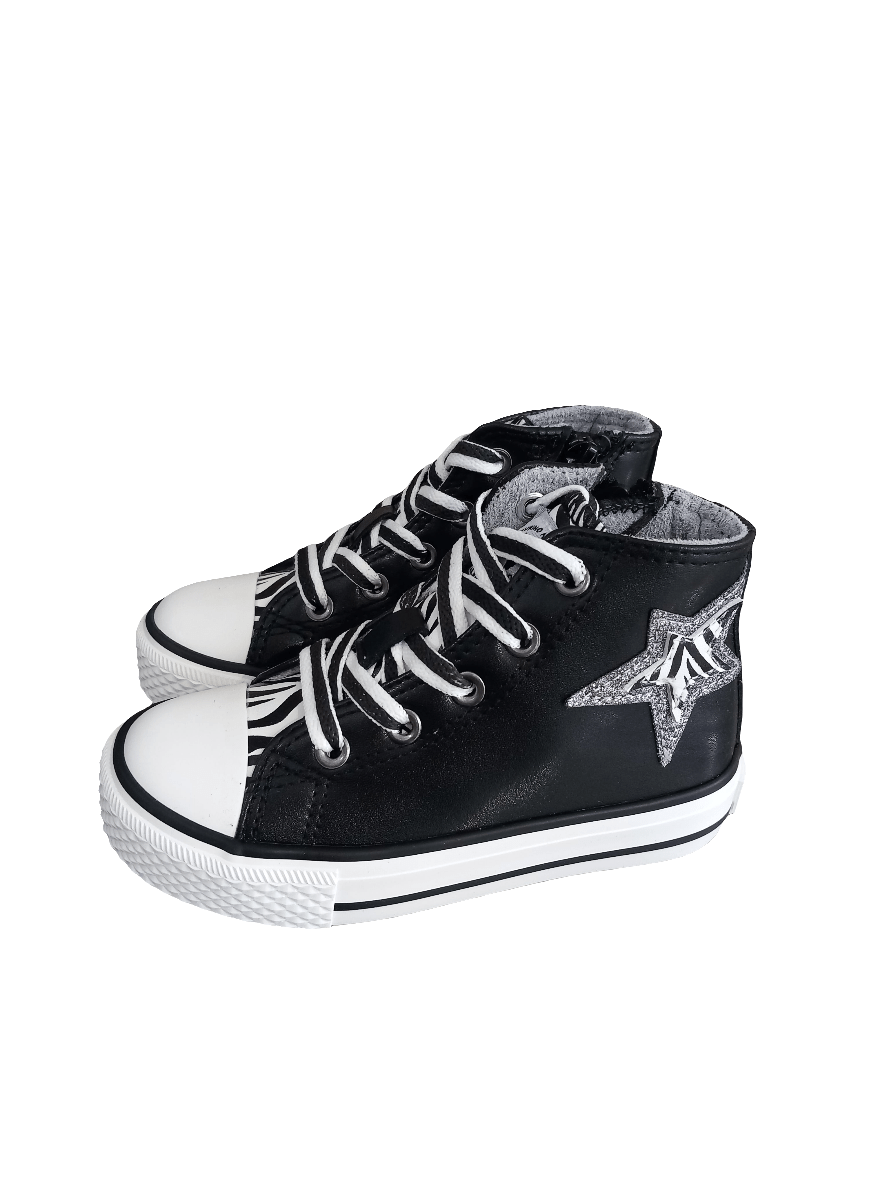 Naturino Sneaker Ylfas Stars. Calf - Ricco Junior Calzature