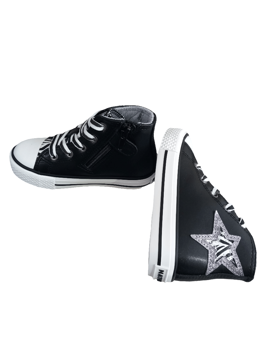 Naturino Sneaker Ylfas Stars. Calf - Ricco Junior Calzature