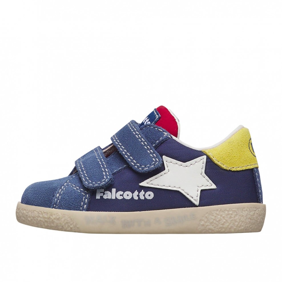 Dettaglio laterale scarpe Falcotto Alnoite 2 velcro bambino