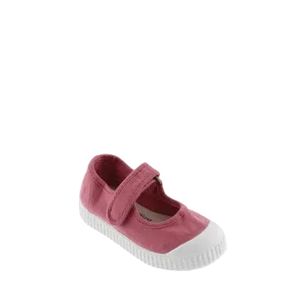 Ballerina tela bambina Victoria – dettaglio chiusura velcro regolabile