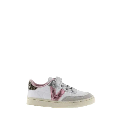 Vista laterale sneaker Victoria Oslo velcro per bambina
