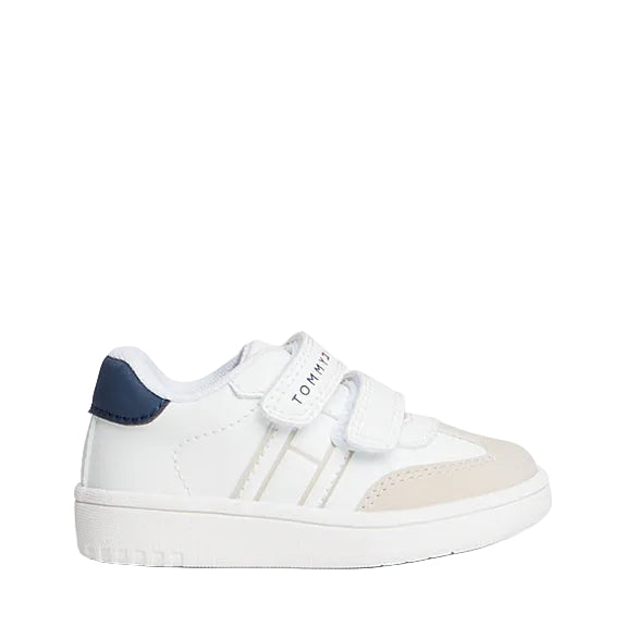 Tommy Hilfiger sneaker bassa velcro bambino - vista laterale