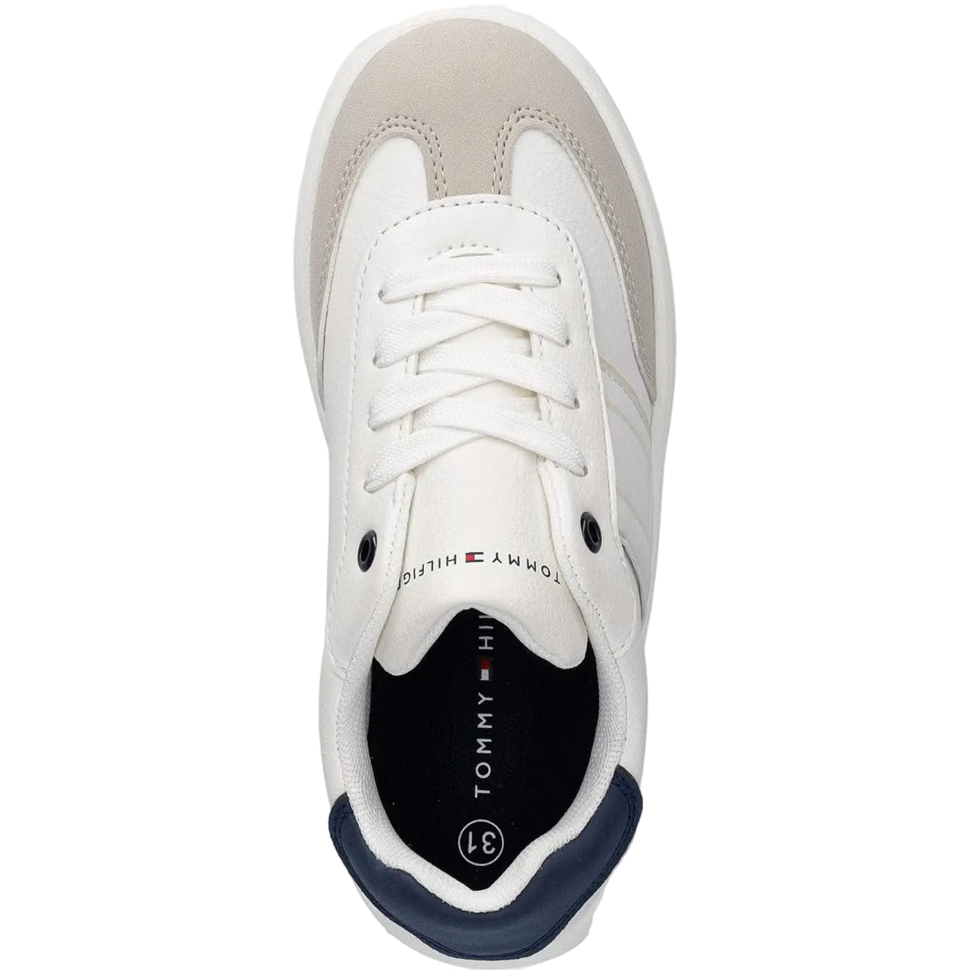 Tommy Hilfiger sneaker bassa allacciata bambino - dettaglio chiusura
