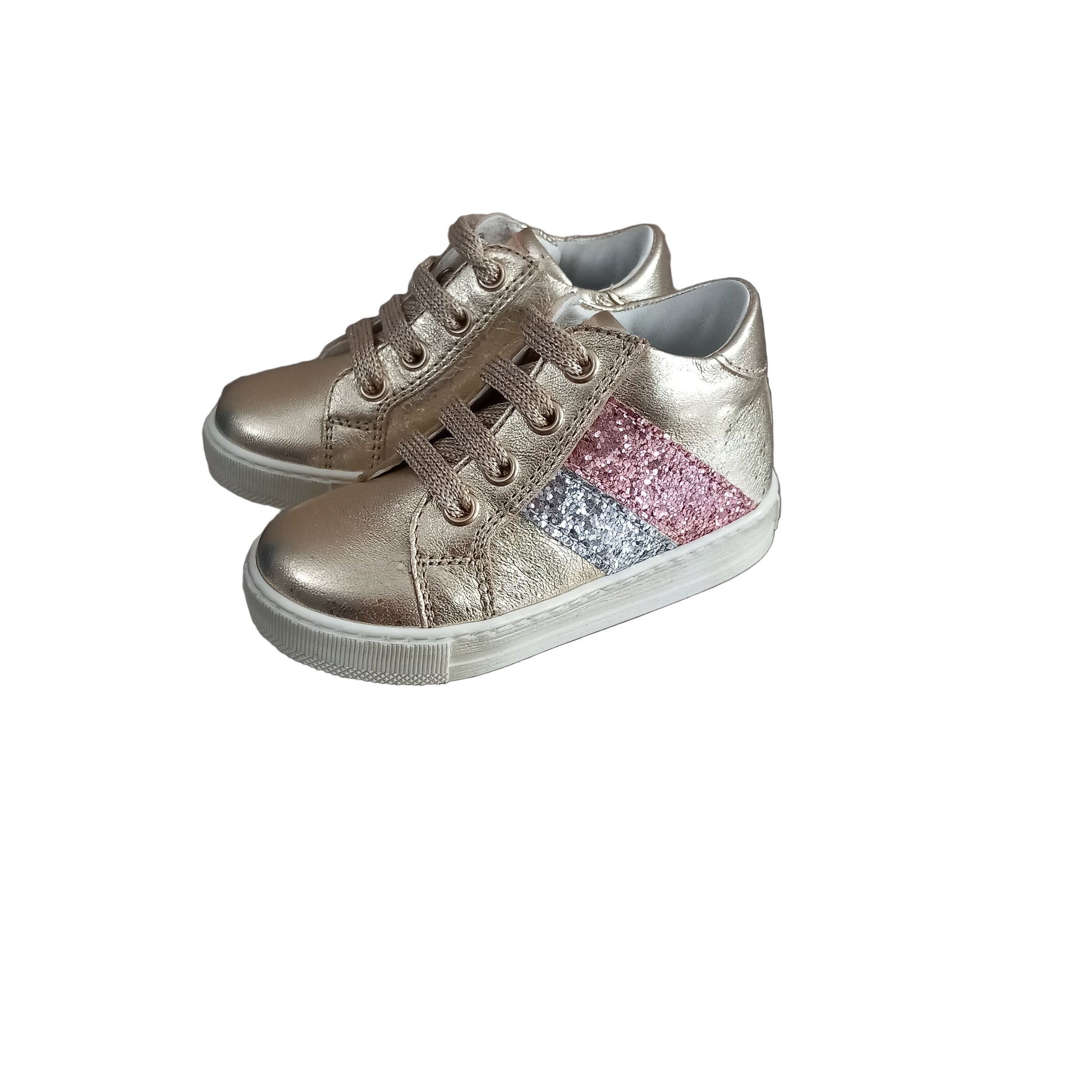 Scarpine Falcotto Betzi Met primi passi con dettagli metallizzati