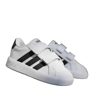 Adidas Grand Court 3.0 sneaker velcro bambini - vista frontale