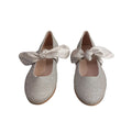 Ballerina bambina Oca-Loca glitter con fiocco in raso – vista frontale
