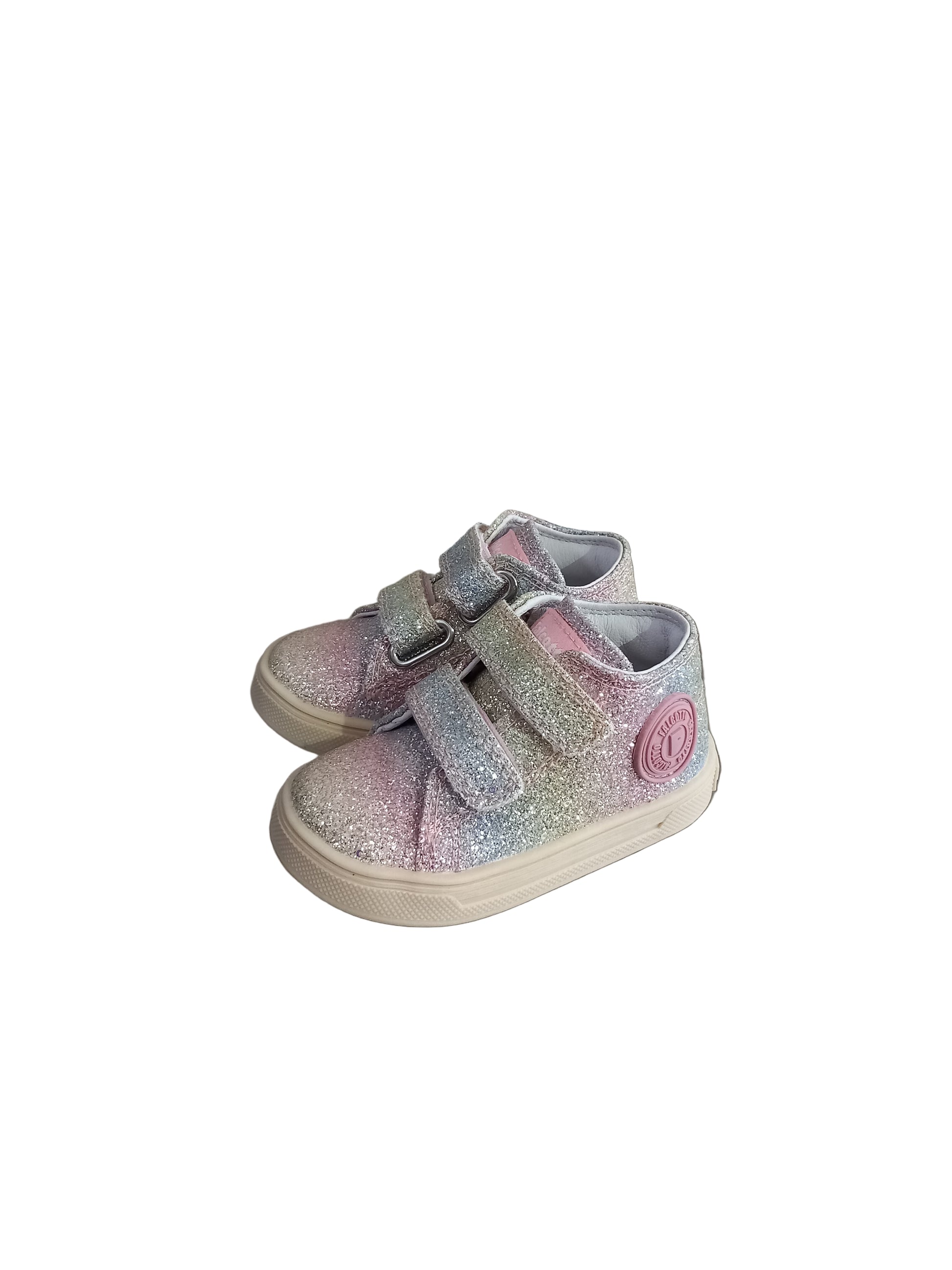 Sneaker Falcotto Michael 3 Glitter vista laterale - scarpe primi passi bambino