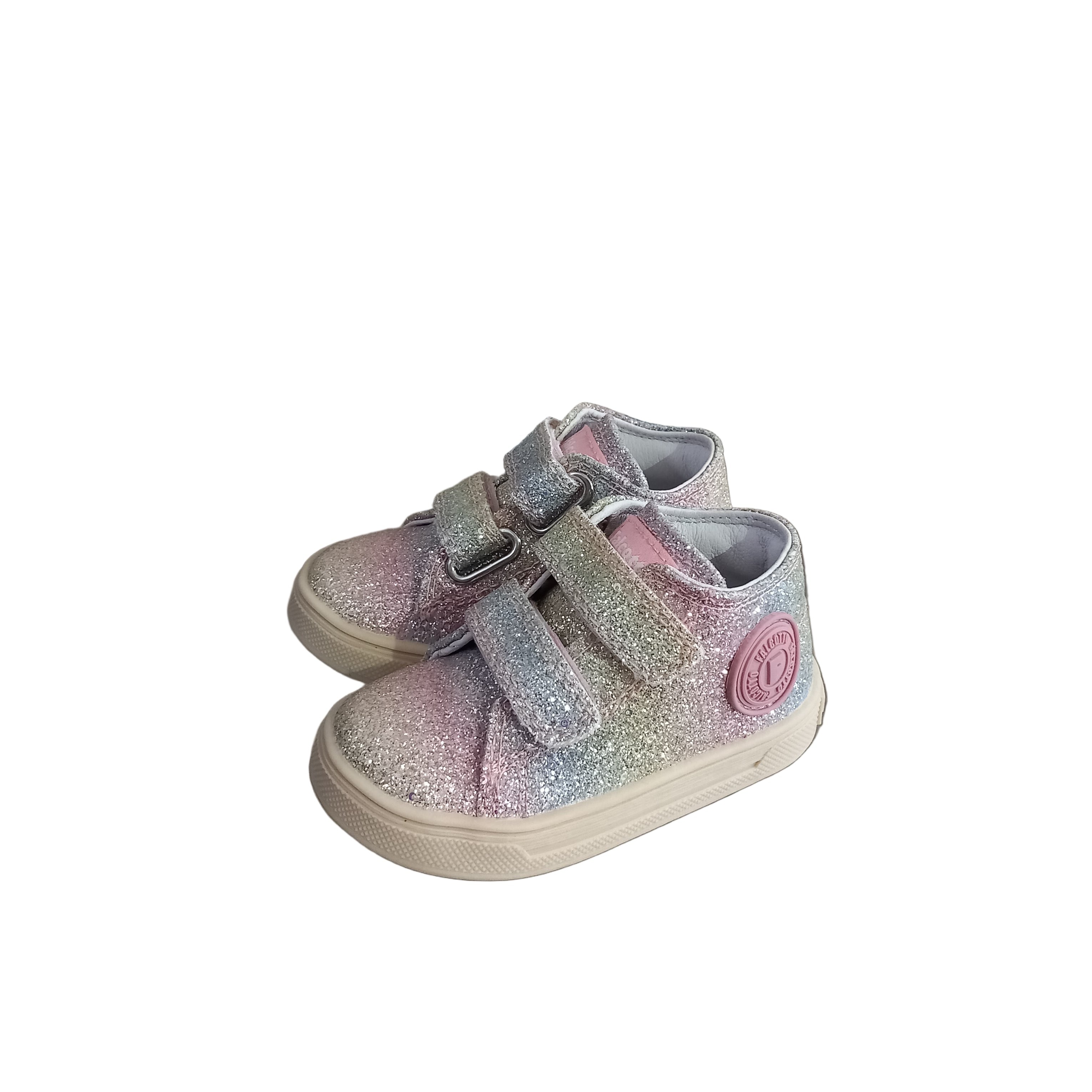 Sneaker Falcotto Michael 3 Glitter vista laterale - scarpe primi passi bambino