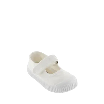 Ballerina tela bambina Victoria – dettaglio chiusura velcro 