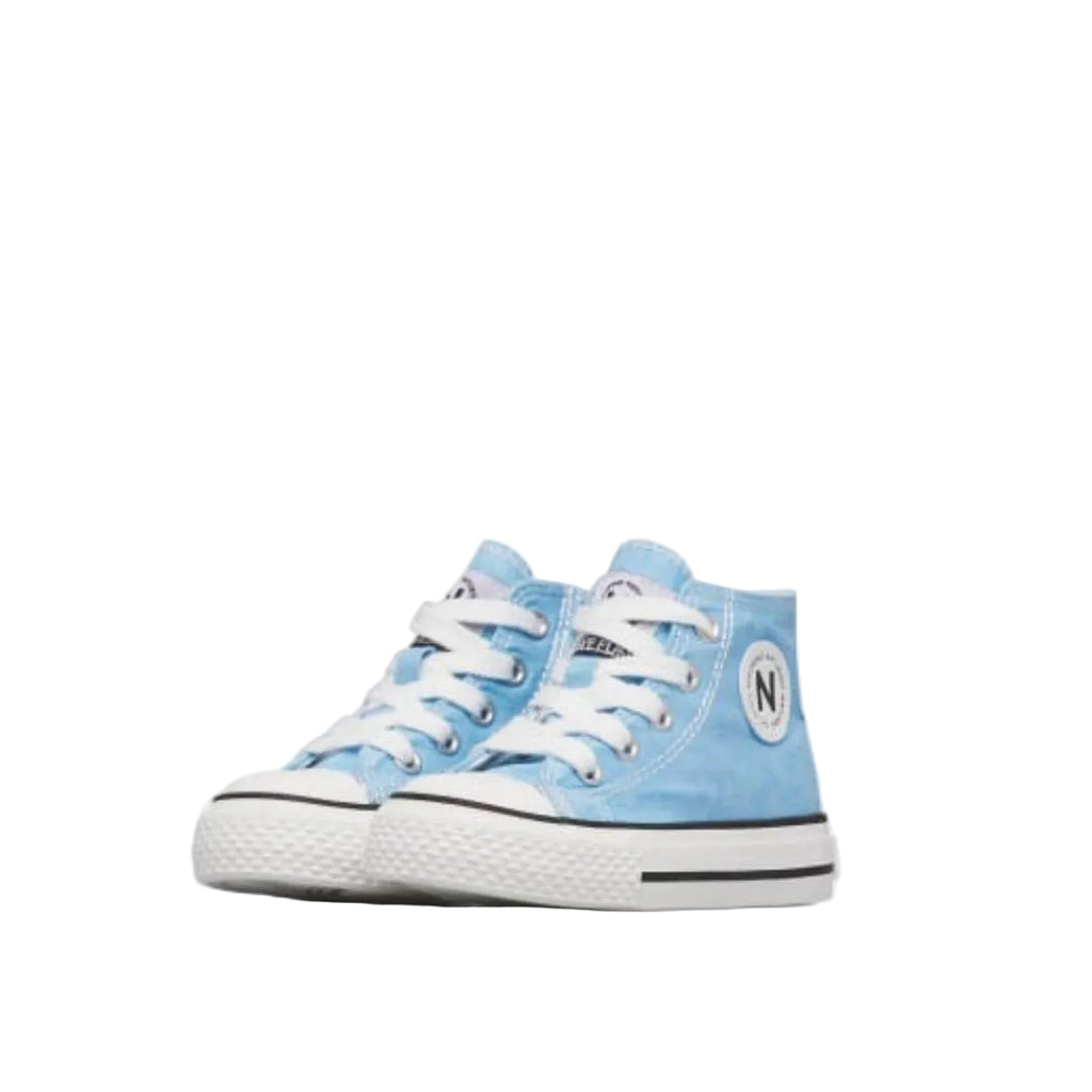 Naturino Ylfas sneaker alta in tela bambini – vista frontale
