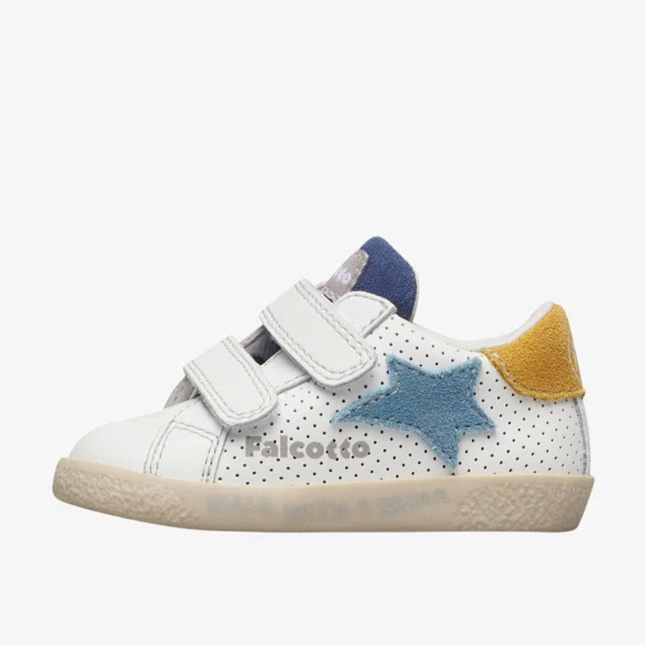 Dettaglio laterale scarpe Falcotto Alnoite 2 velcro bambino