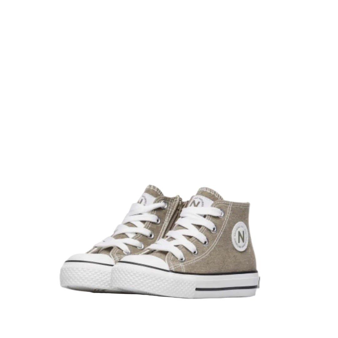 Naturino Ylfas sneaker alta bambini – dettaglio tomaia in tela