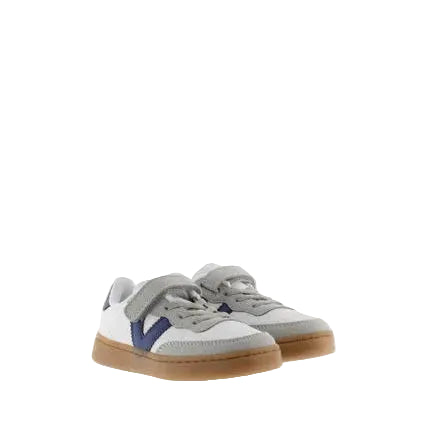 Sneaker Victoria Oslo Velcro bambino bianca con chiusura a strappo