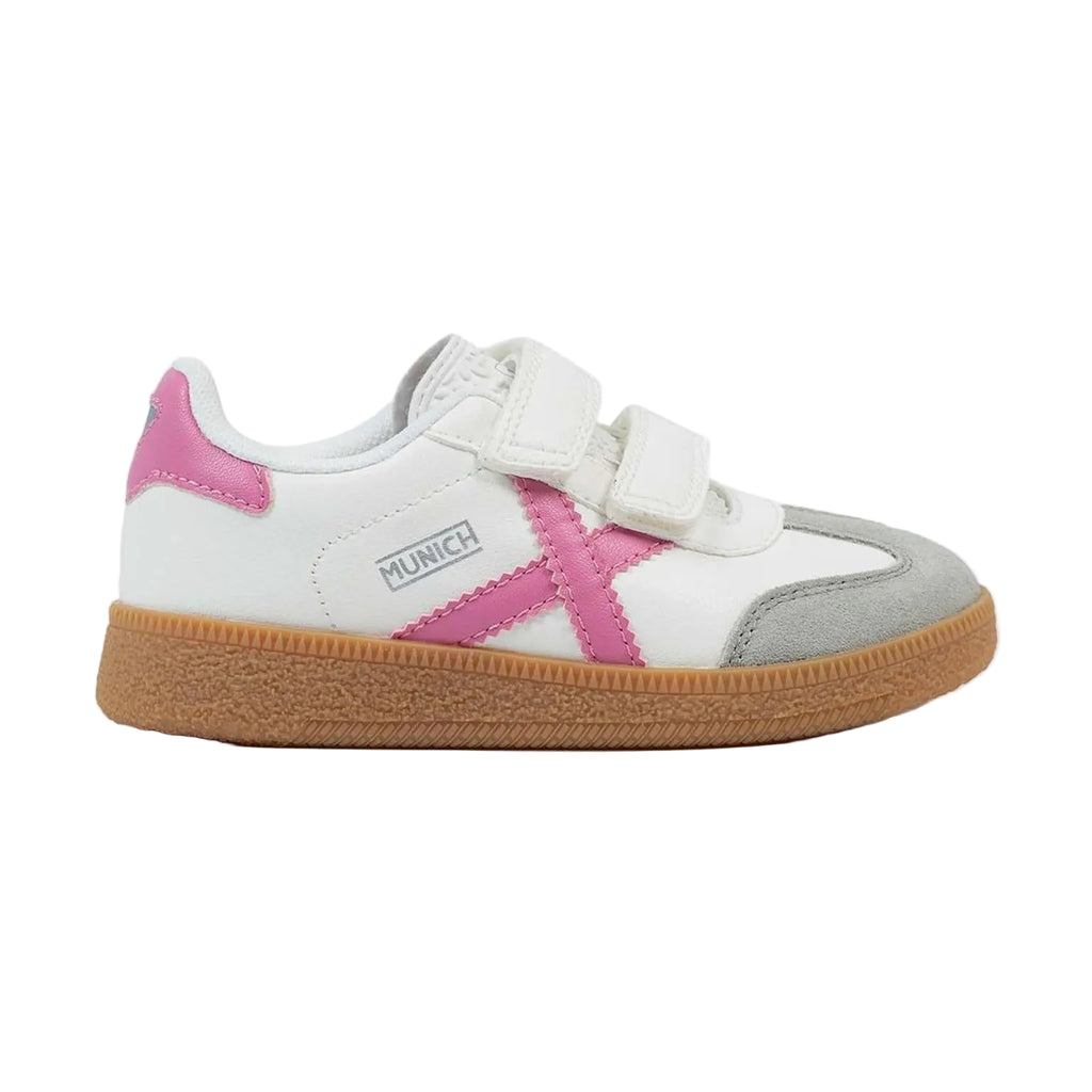 Scarpe Munich Mini Barru bambina con chiusura velcro - dettaglio frontale
