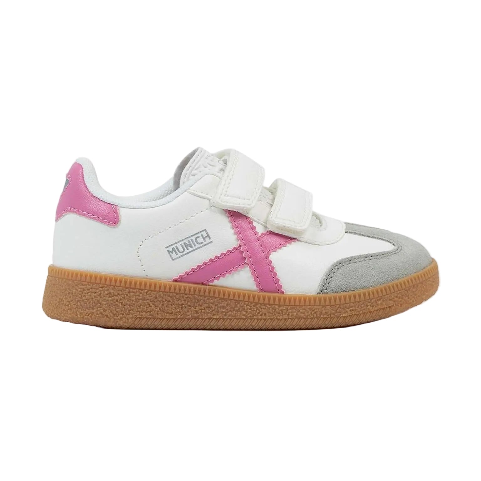 Scarpe Munich Mini Barru bambina con chiusura velcro - dettaglio frontale