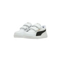 Sneakers Puma Shuffle Downtown Lo bambino bianche e nere vista laterale