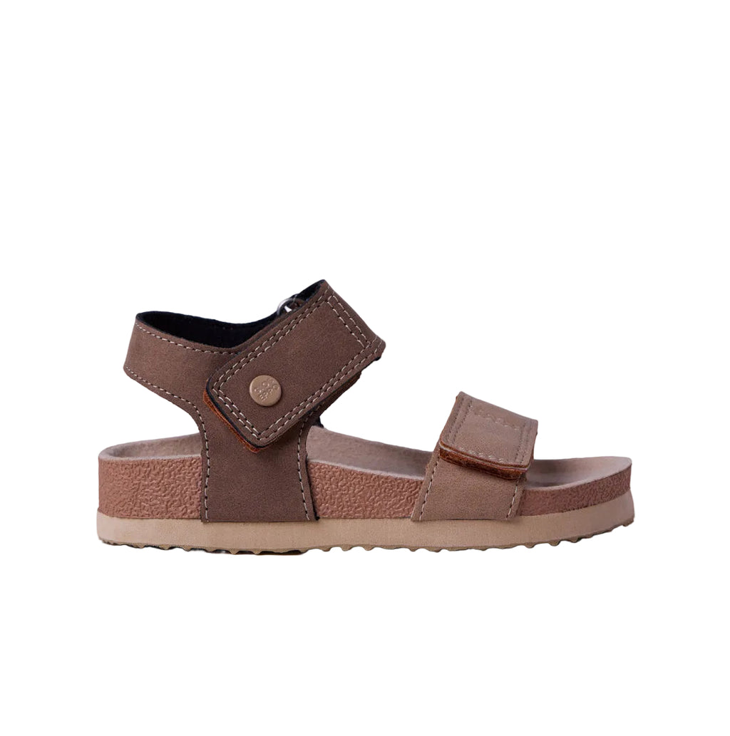 Sandali bicolore Gioseppo Bio Scribner bambino – vista laterale con chiusura caviglia