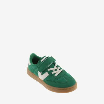 Victoria Oslo kids sneaker verde nylon e camoscio - dettaglio suola