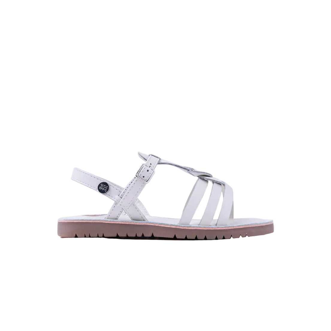 Gioseppo Bearsden – Vista laterale sandalo bambina, tomaia in pelle 