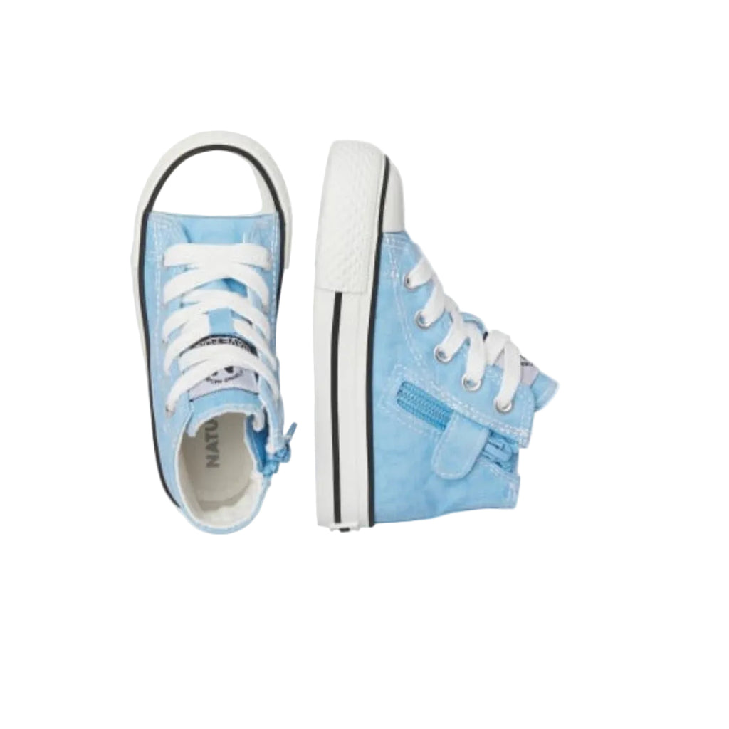 Naturino Ylfas sneaker alta bambini con cerniera laterale – dettaglio

