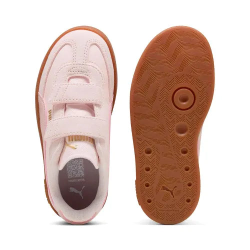 Scarpa Puma Club II Era bambina tomaia pelle rosa suola miele 