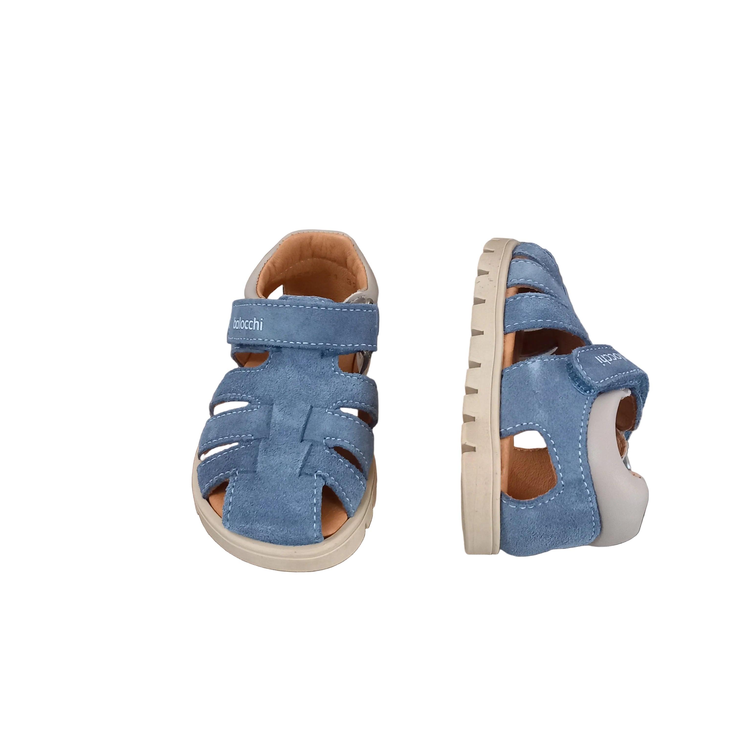 Dettaglio chiusura Velcro sandaletti Balocchi Ragnetti Primi Passi bambino