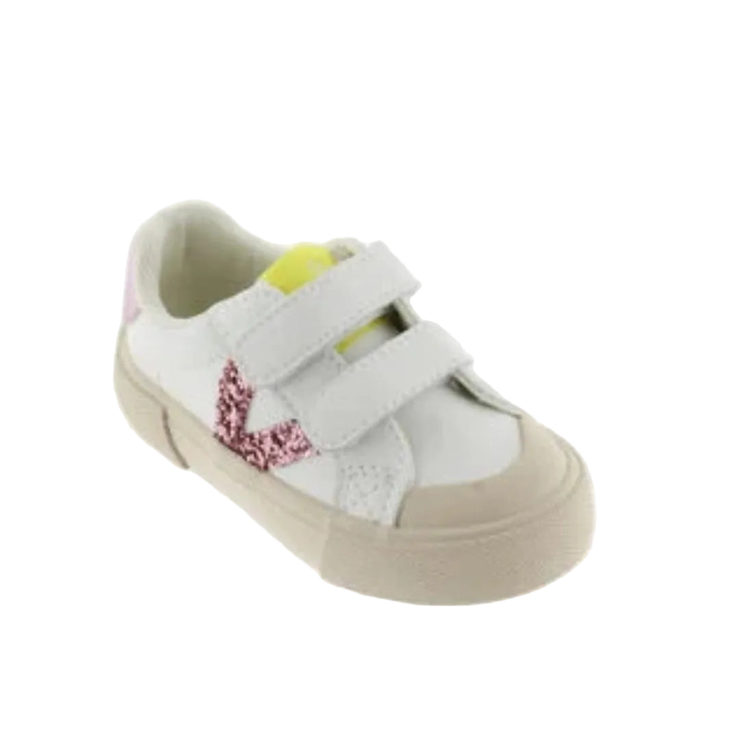 Sneaker Victoria Tribu bambina bianca dettaglio chiusura 