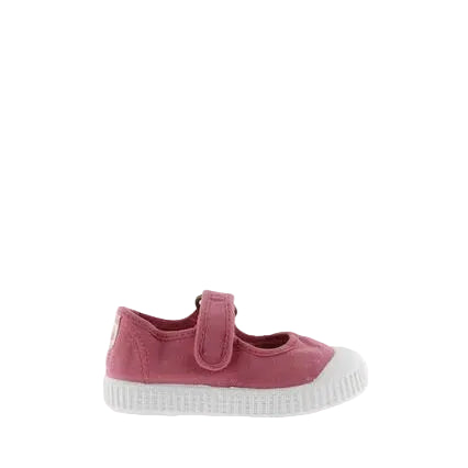 Scarpa ballerina leggera bambina Victoria in tela – vista laterale
