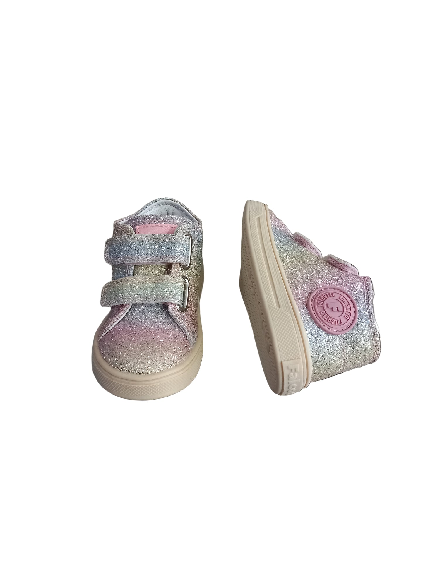 Falcotto Michael 3 Glitter dettaglio suola antiscivolo - calzature primi passi