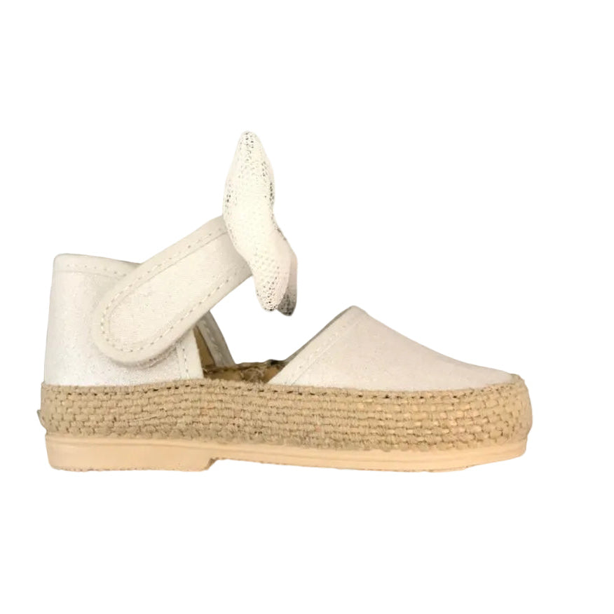 Espadrillas bambina Vul-ladi fiocco tulle – dettaglio laterale