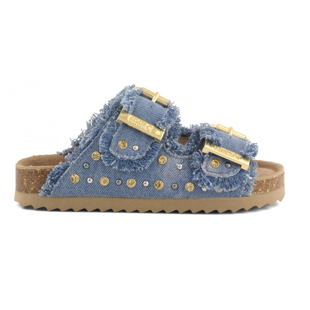 Sandalo doppia fascia Colors Of California bambina – abbinamento look estivo