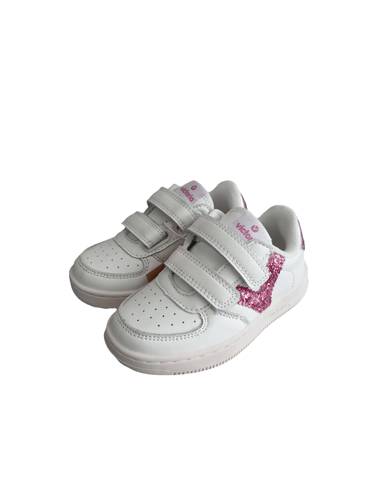 Victoria sneaker bassa velcro glitter - Ricco Junior Calzature